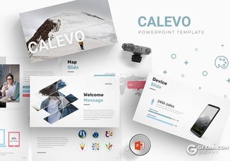 31页国外商务风格工作总结计划ppt模板 5种配色方案 - 顶尖PPT