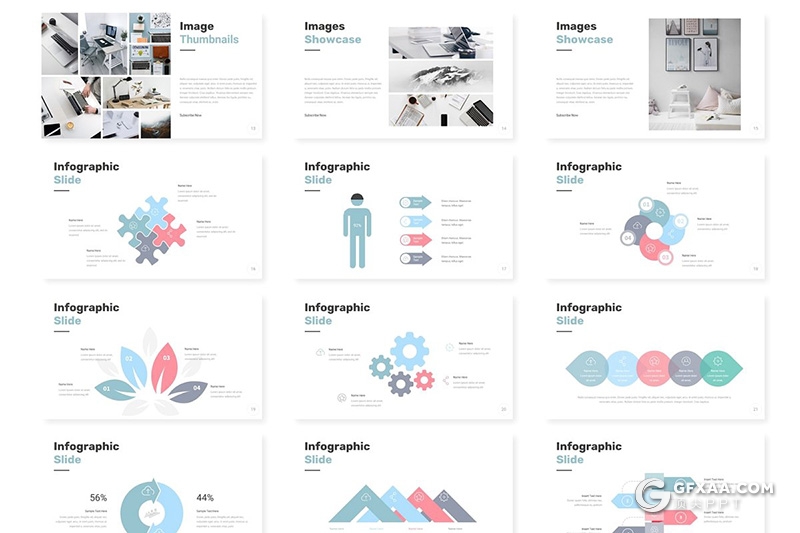 31页国外商务风格工作总结计划ppt模板 5种配色方案 - 顶尖PPT