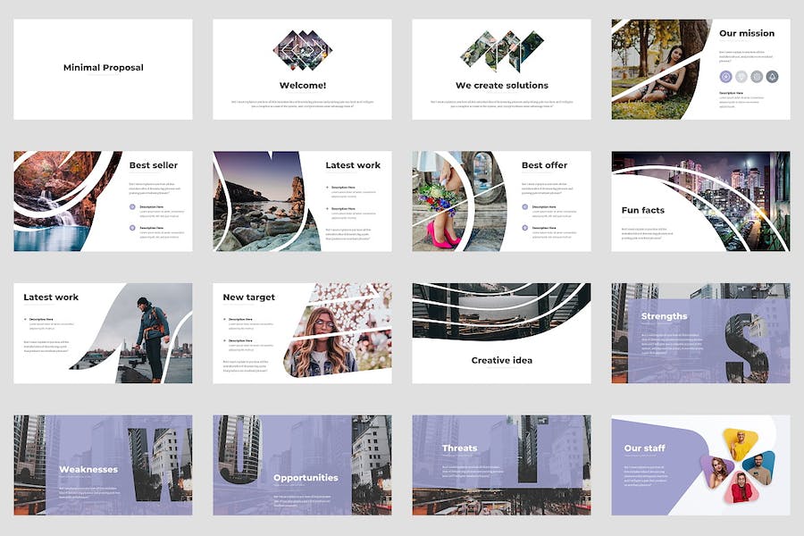 极简风格企业商业计划书动画PPT模板 - 顶尖PPT