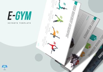 健身锻炼市场数据分析keynote模板 - 顶尖PPT