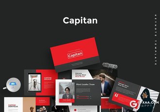 30页扁平化男人装服饰展示分析统计keynote模板 5种配色方案 - 顶尖PPT