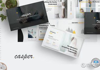 30页扁平化欧美商务工作计划总结keynote模板 5种配色主题 - 顶尖PPT