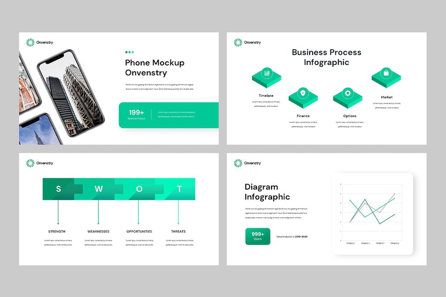 现代融资路演讲述方案Keynote模板 - 顶尖PPT