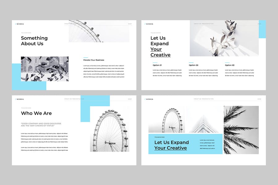 极简风格商务展示Keynote模板 - 顶尖PPT