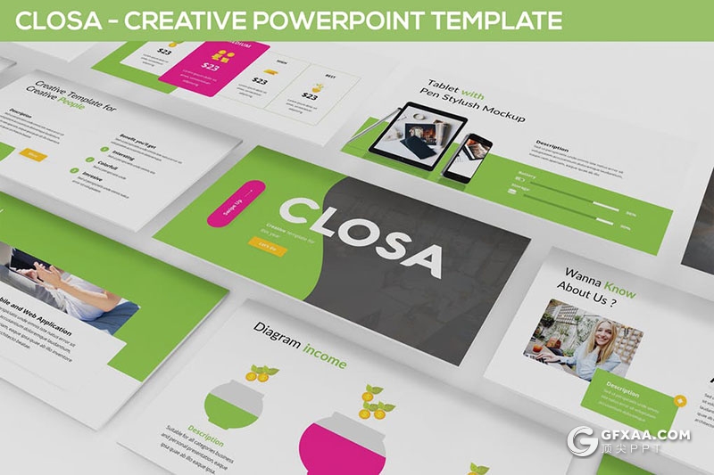 30页3种配色精美设计商务多用途ppt模板 - 顶尖PPT