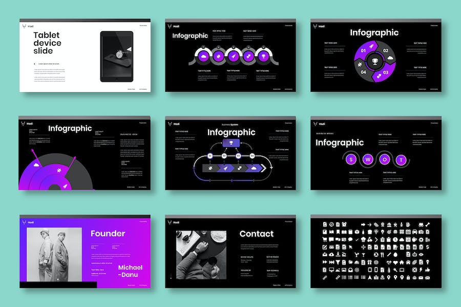 商务工作汇报年度总结方案Keynote模板 - 顶尖PPT