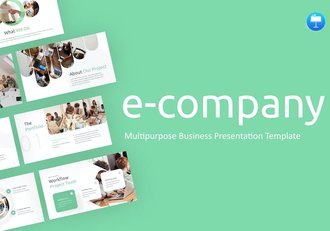 绿色创意大气商业计划营销策划商务通用多用途keynote模板 - 顶尖PPT