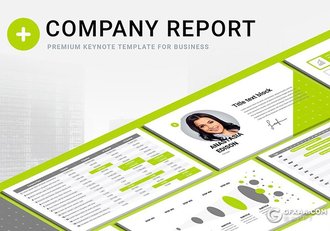 44页扁平化商务工作总结计划keynote模板 10种主题配色 - 顶尖PPT