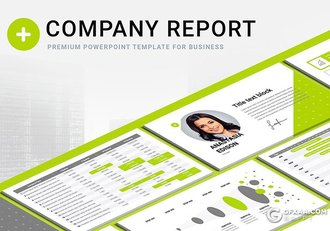 44页扁平化商务工作总结计划ppt模板 10种XML配色文件 - 顶尖PPT