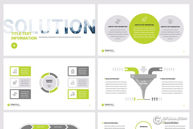 44页扁平化商务工作总结计划ppt模板 10种XML配色文件 - 顶尖PPT