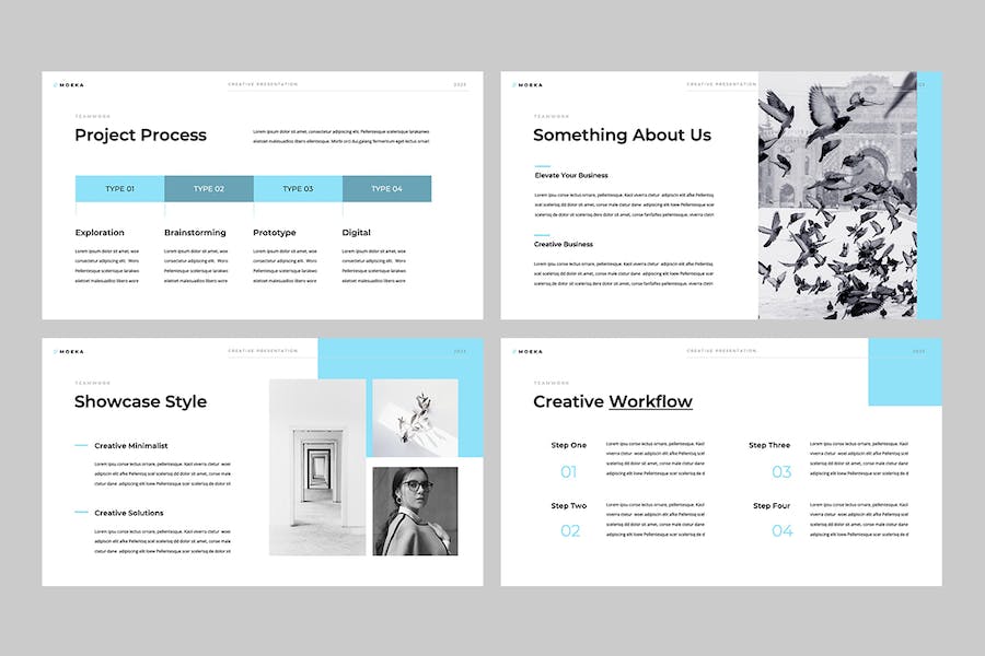 极简风格商务展示Keynote模板 - 顶尖PPT