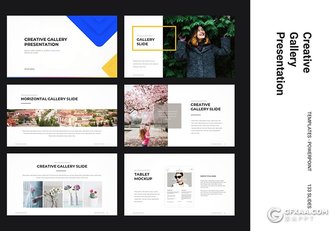 133页城市风景人物景物摄影展示PPT模板 2种尺寸规格 - 顶尖PPT