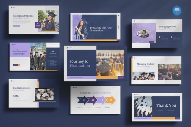 毕业典礼keynote模板 - 顶尖PPT