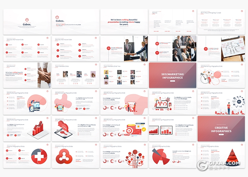 138页欧美高端商务PPT模板 多种商务图形设计SWOT分析ppt 10种主题配色 - 顶尖PPT