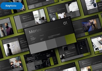 商务企业项目服务展示介绍Keynote模板 - 顶尖PPT