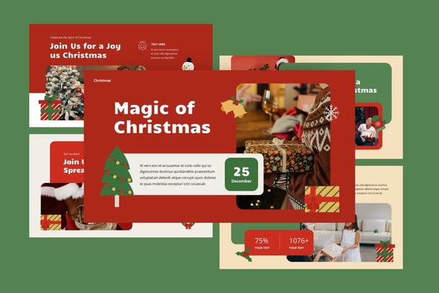 圣诞节魔幻活动策划方案PPT模板 - 顶尖PPT