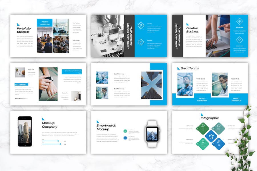 企业商务品牌宣传推广Keynote模板 - 顶尖PPT