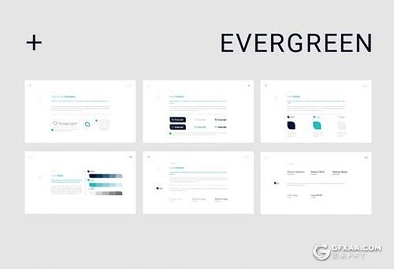 50页扁平化logo标志提案介绍展示keynote模板 - 顶尖PPT