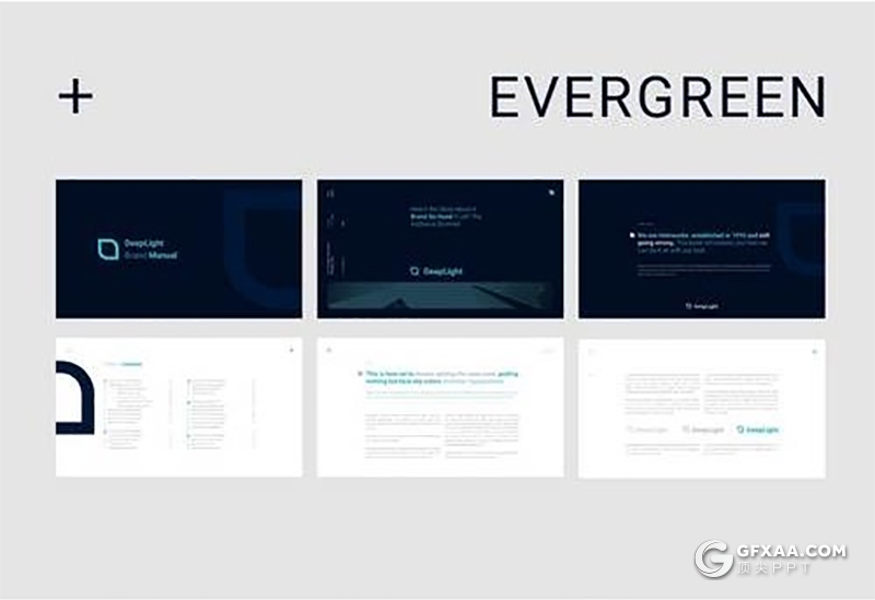 50页扁平化logo标志提案介绍展示keynote模板 - 顶尖PPT