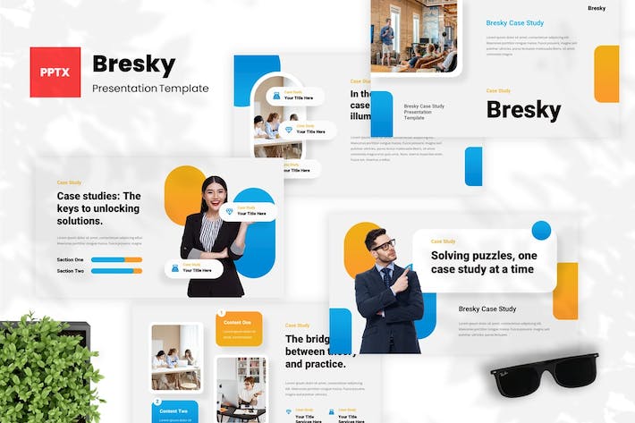 商业案例分析研究报告PPT模板 - 顶尖PPT