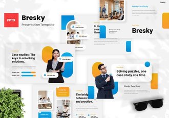 商业案例分析研究报告PPT模板 - 顶尖PPT