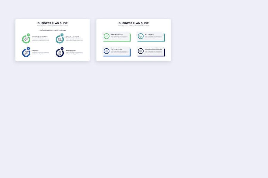商业战略计划书规划方案信息图形PPT模板 - 顶尖PPT