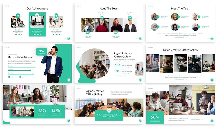 商务风格企业宣传介绍PPT模板 - 顶尖PPT