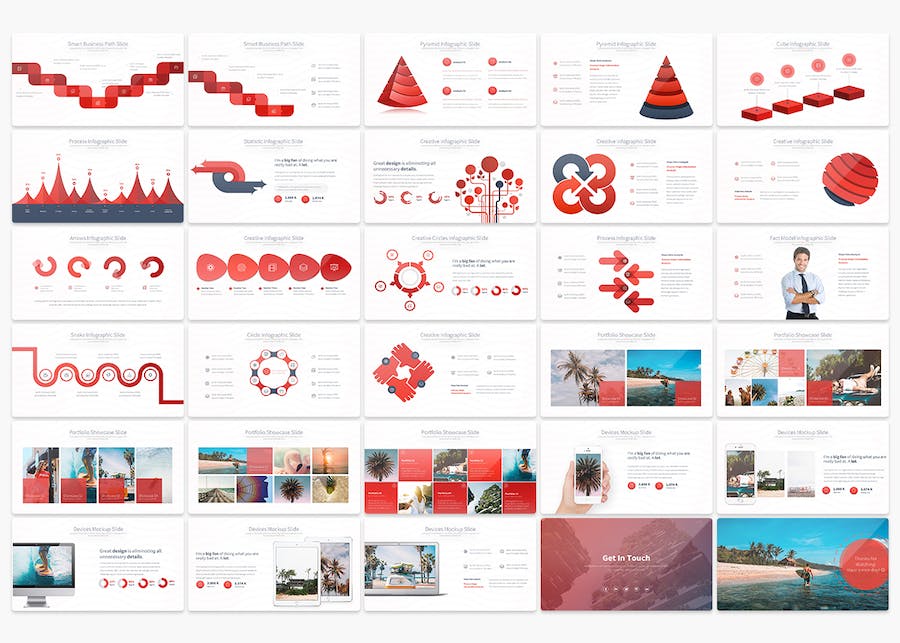 国外商务风格数据图形图表PPT模板 - 顶尖PPT