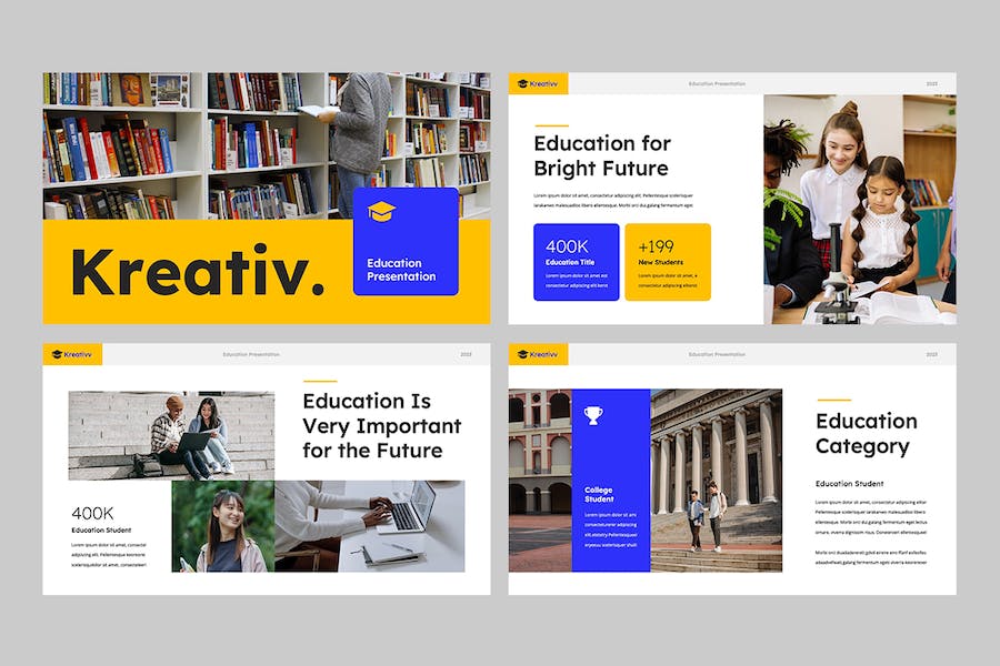教育培训课程创意展示Keynote模板 - 顶尖PPT