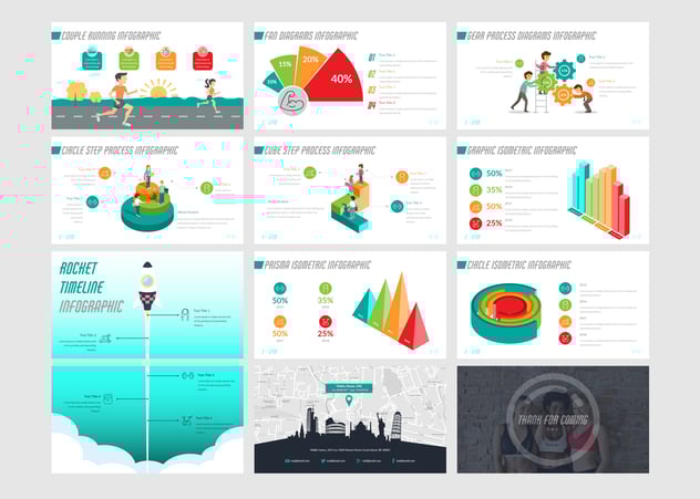 健身锻炼市场数据分析keynote模板 - 顶尖PPT