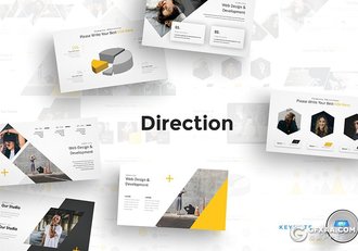 30页国外商务风格年终工作汇报keynote模板 5种配色方案 - 顶尖PPT