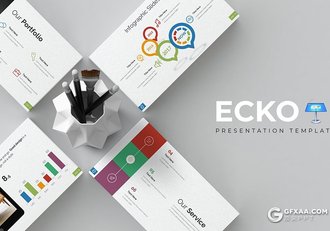 32页团队人员介绍工作总结keynote模板 5种配色方案 - 顶尖PPT