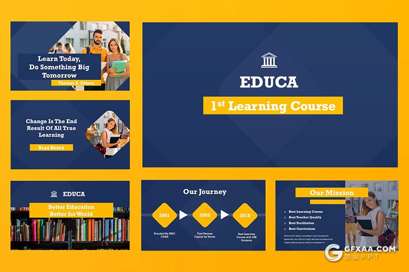 50页大学介绍展示ppt大学生活展示ppt模板 - 顶尖PPT