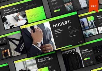 现代商务企业品牌推广宣传PPT模板 - 顶尖PPT