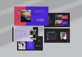 商务年终假期活动策划推介展示方案创意设计Keynote模板 - 顶尖PPT