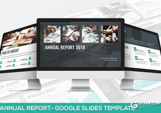 30页3种配色欧美商务年终工作汇报Google slides模板 - 顶尖PPT