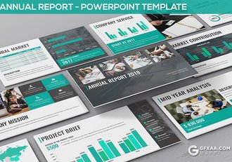 30页3种配色欧美商务年终工作汇报ppt模板 - 顶尖PPT
