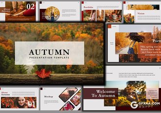 35页简约文艺范摄影美图展示PPT模板 - 顶尖PPT