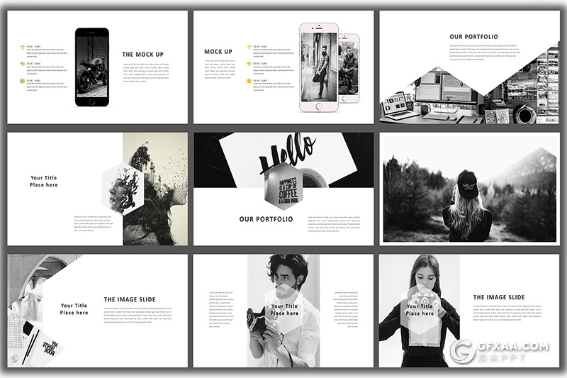 48页极简商务范工作总结PPT模板 - 顶尖PPT