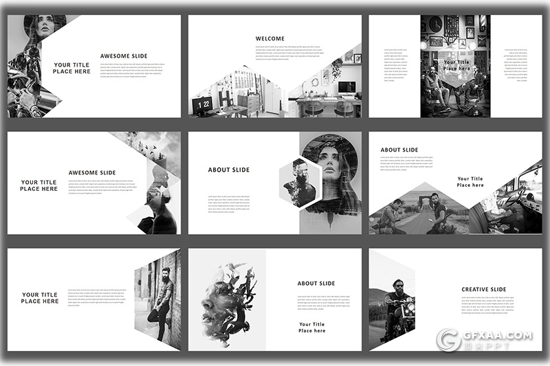 48页极简商务范工作总结PPT模板 - 顶尖PPT