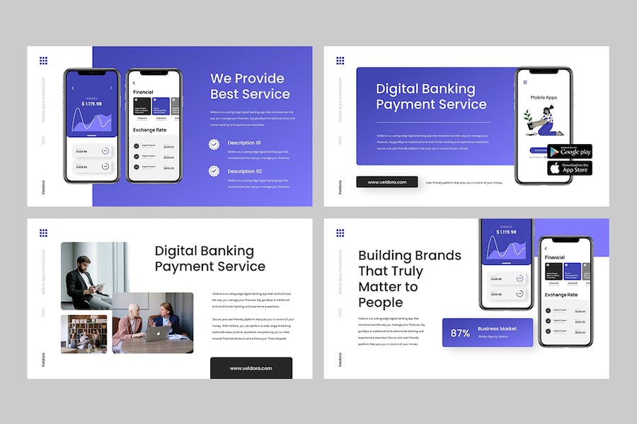 移动应用介绍主题演讲展示Keynote模板 - 顶尖PPT