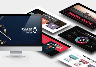 62页国外多色搭配商务多用途ppt模板 - 顶尖PPT