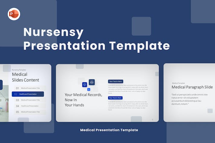 专业儿童医疗托儿所国外PPT模板 - 顶尖PPT