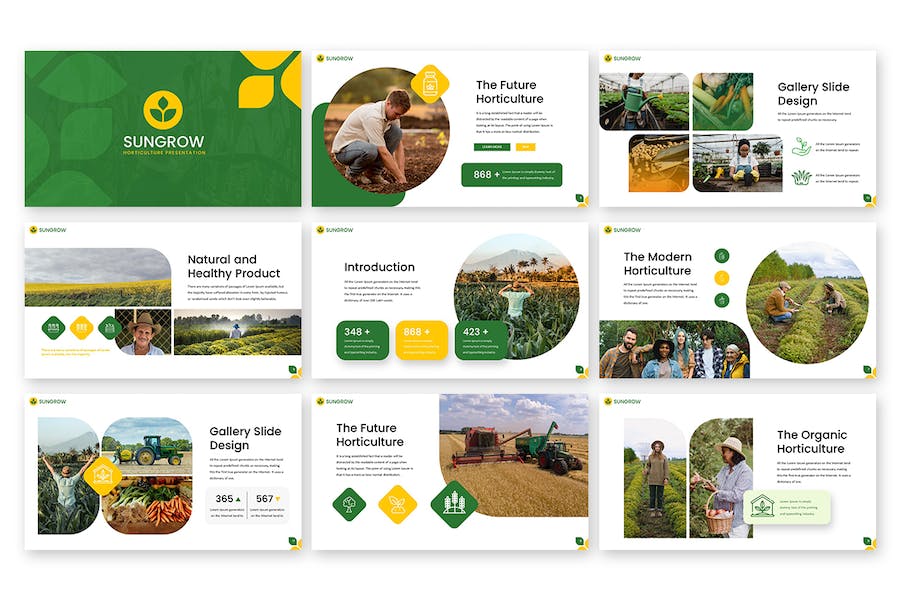 阳光成长儿童教育培训课程学习PPT模板 - 顶尖PPT