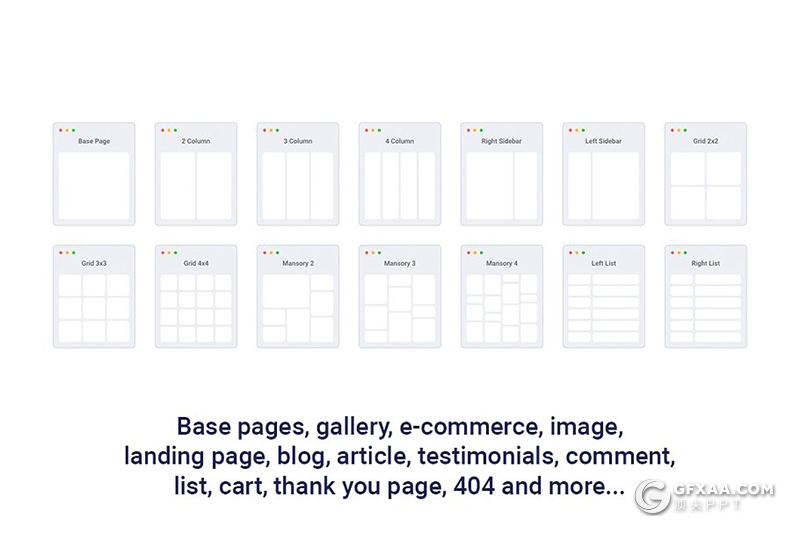 9页84个站点流程图PPT模板 - 顶尖PPT