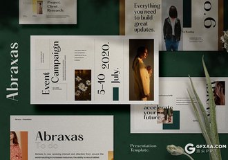 30页简约文艺范时尚服装展ppt模板 - 顶尖PPT