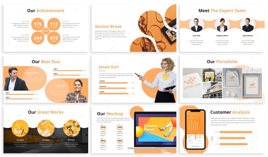 数字媒体内容展示传播推广PPT模板 - 顶尖PPT