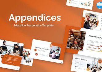 橙色创意教育教学keynote模板 - 顶尖PPT