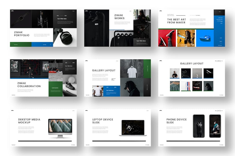 蓝色现代企业商业提案PPT模板 - 顶尖PPT