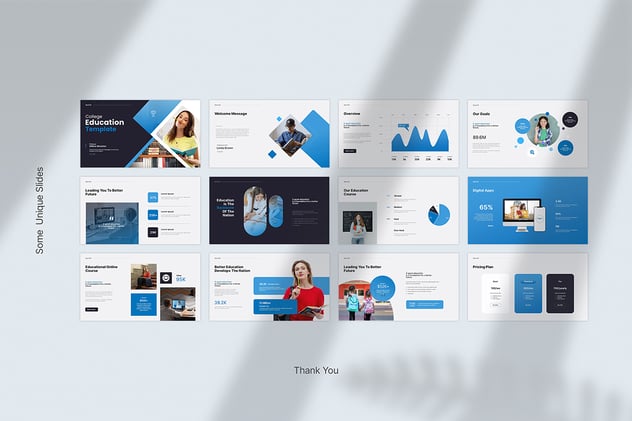 教学培训教育行业演示PPT模板 - 顶尖PPT